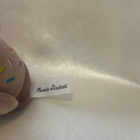 Charming Brown and Tan Stuffed Animal with Colorful Sprinkles - Picture 5 of 5